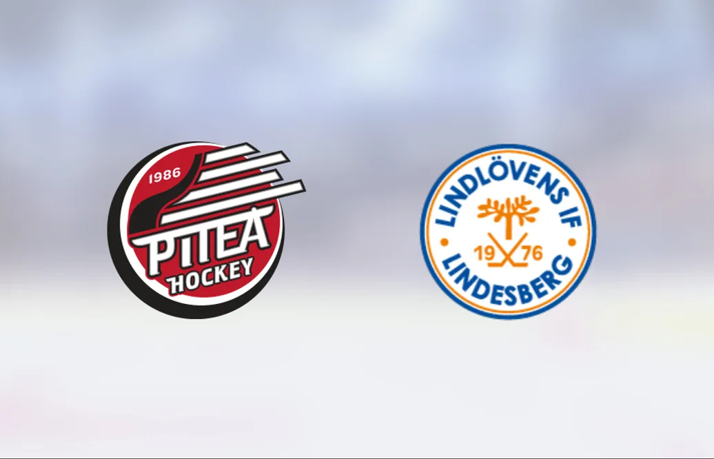 Piteå ryckte i sista perioden och vann mot Lindlöven