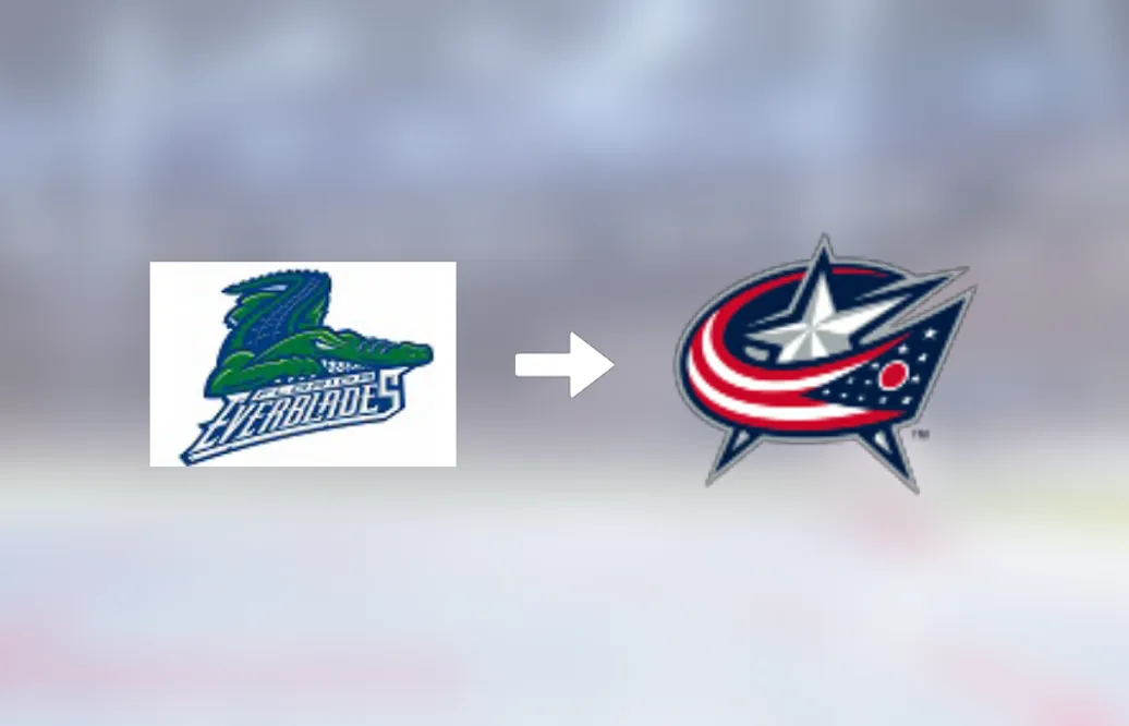 Förre Florida Everblades-spelaren klar för spel i Columbus Blue Jackets