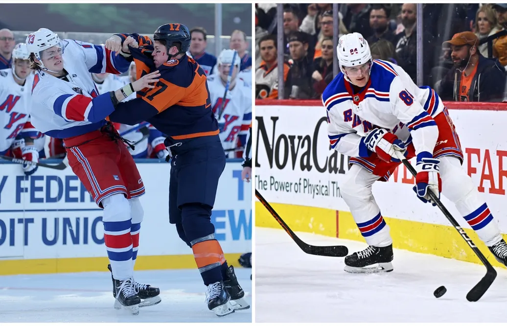 Matt Rempe skapar rubriker i NHL – bredvid Adam Edström
