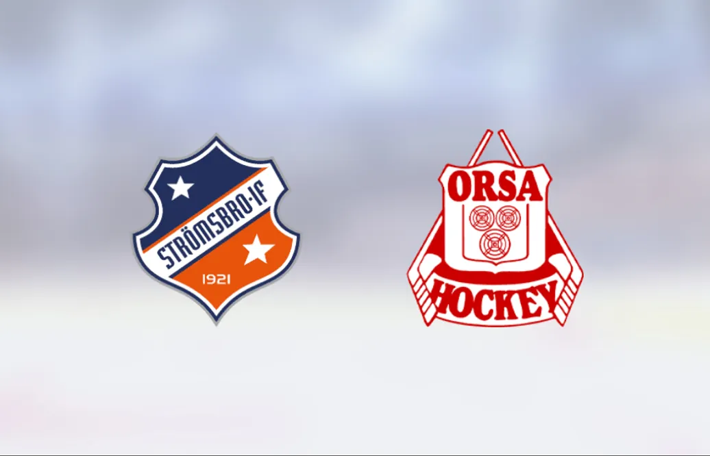 Målfest när Strömsbro krossade Orsa i Testebo Arena