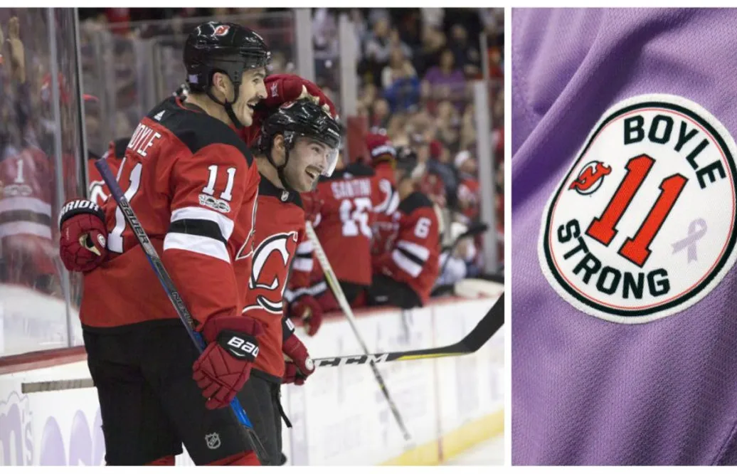 Anordnade Hockey Fights Cancer-kväll – då gjorde cancersjuke spelaren mål