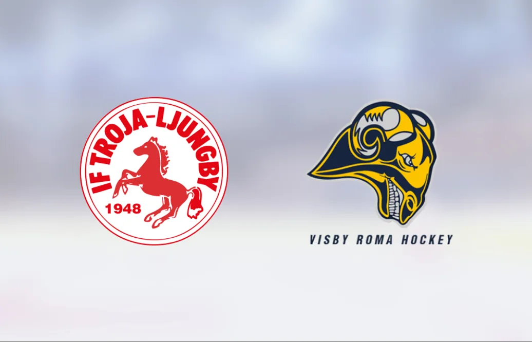 Visby/Roma avgjorde tät match mot Troja/Ljungby i tredje perioden