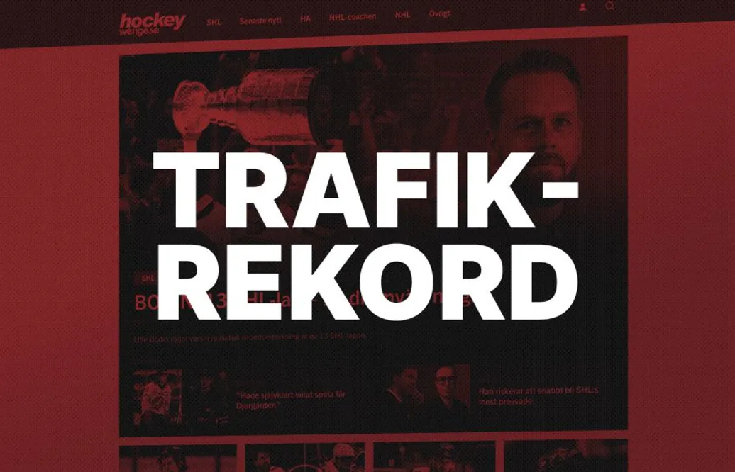 Nytt trafikrekord på Hockeysverige.se!