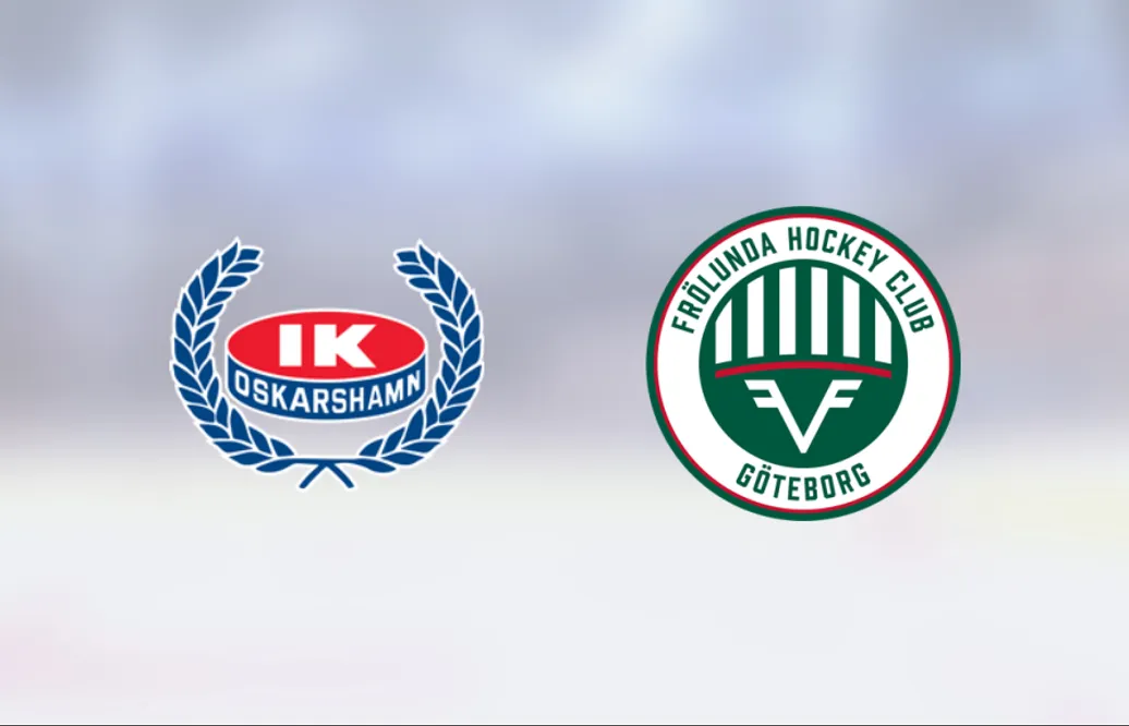 Frölunda avgjorde tät match mot Oskarshamn i tredje perioden