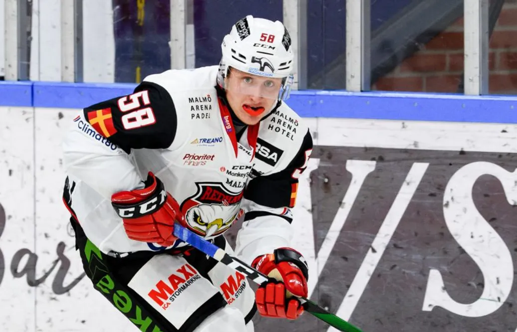 Draftade Malmötalangen får speltid - i Hockeyettan