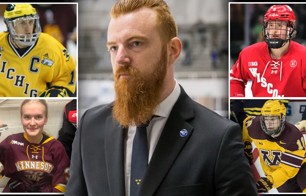 Rekordmånga svenskar väljer collegehockeyn