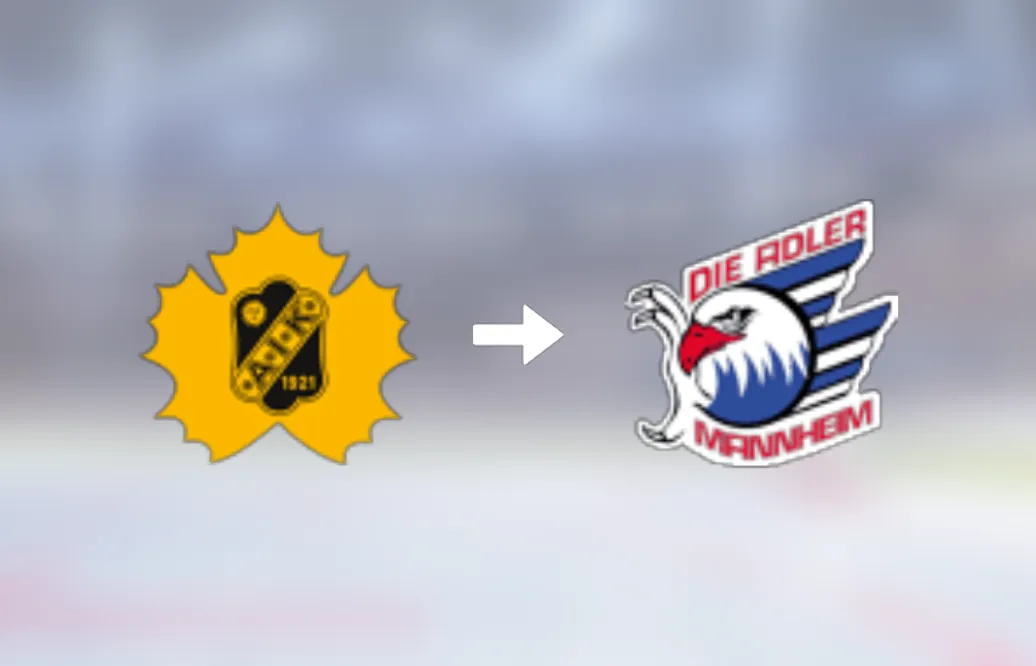 Tyske Stefan Loibl är nu klar för spel i Adler Mannheim