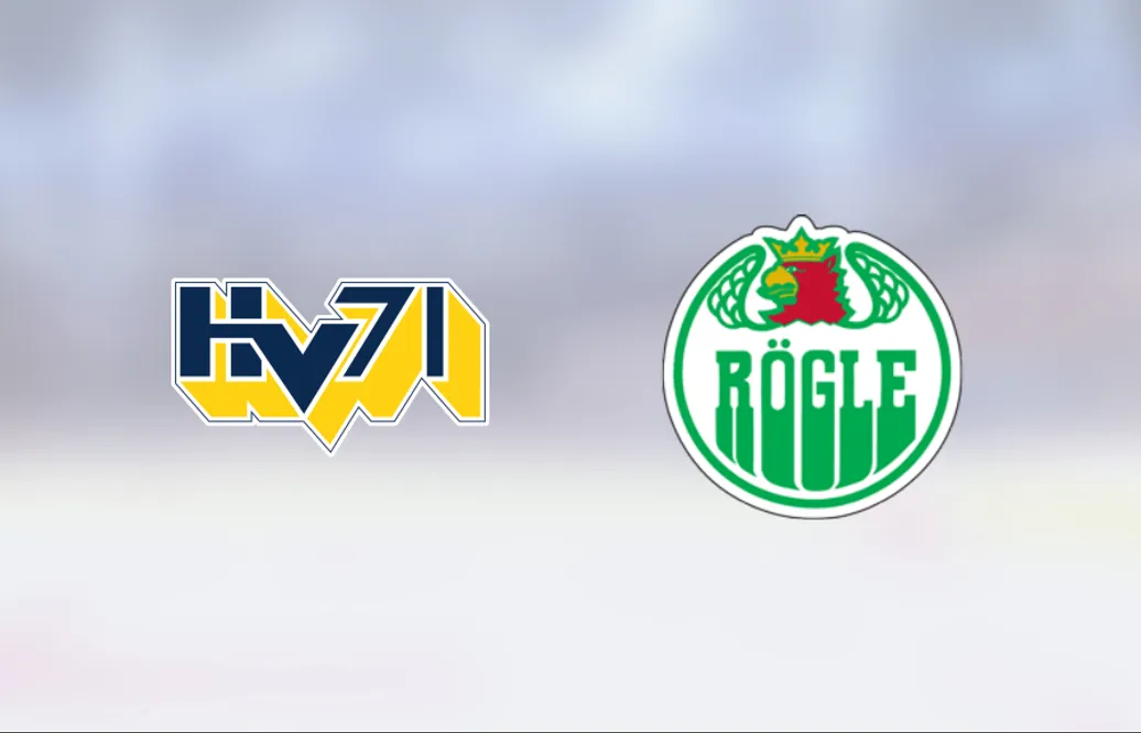 Rögle vidare – besegrade HV 71 i avgörande matchen efter rysare