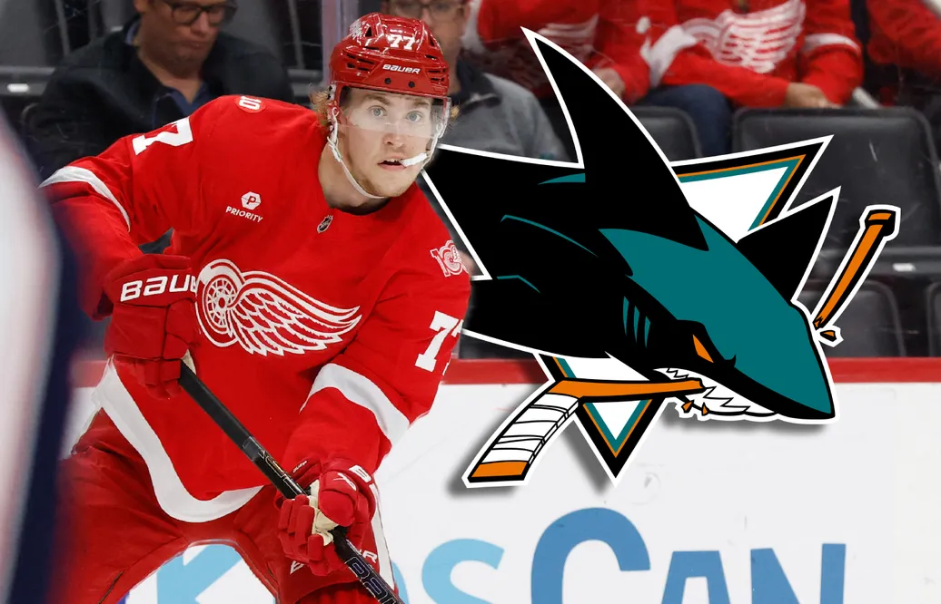 Simon Edvinsson placeras i San Jose Sharks av Pierre LeBrun. Foto: Rick Osentoski-Imagn Images