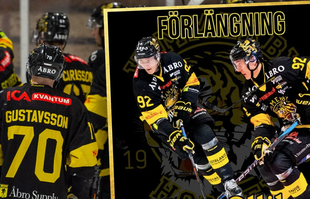 Hugo Ollila följer med Vimmerby upp i Hockeyallsvenskan