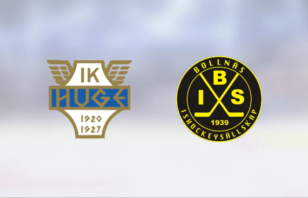 Huge upp i topp efter seger mot Bollnäs