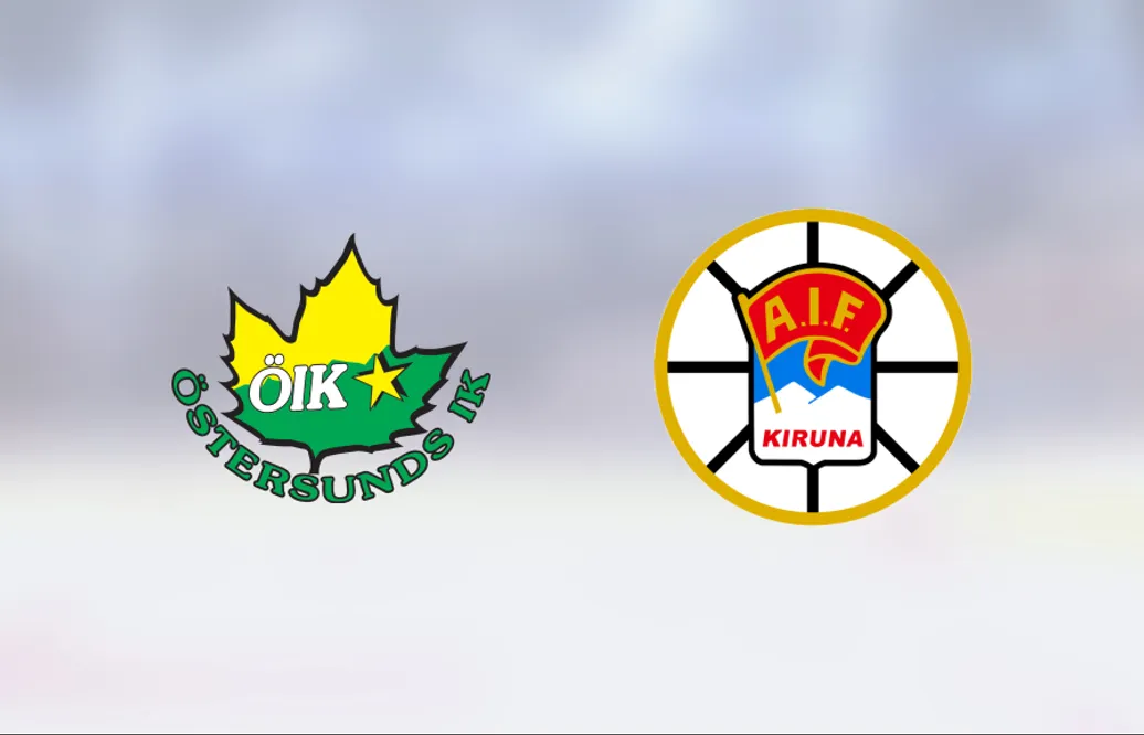 Femte raka för Östersunds IK efter seger mot Kiruna AIF
