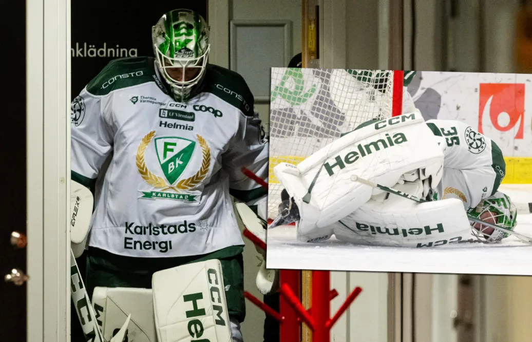 Färjestads mardröm – Carl Lindbom kliver av skadad