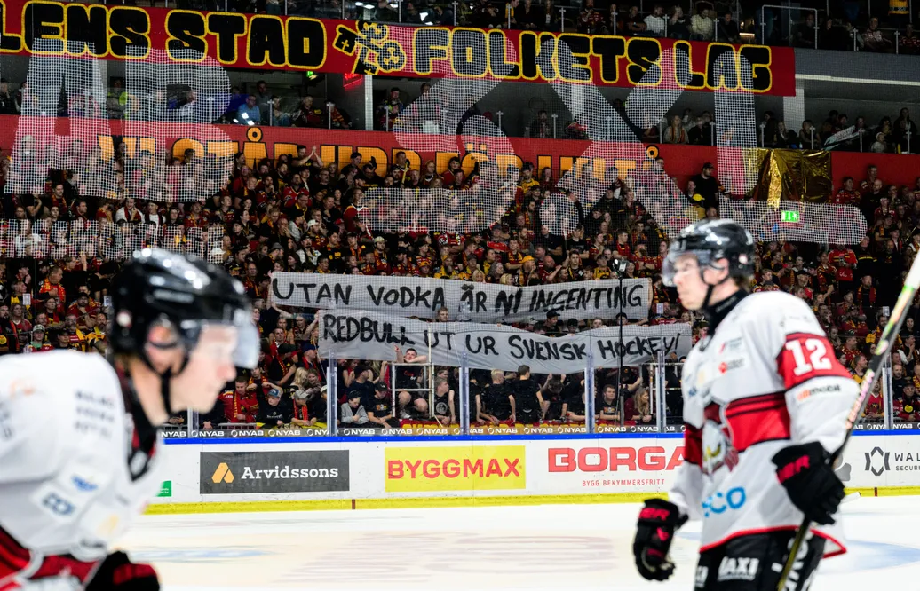 Luleå ska arbeta för att avsluta SHL:s avtal med Red Bull,
Foto:BIldbyrån