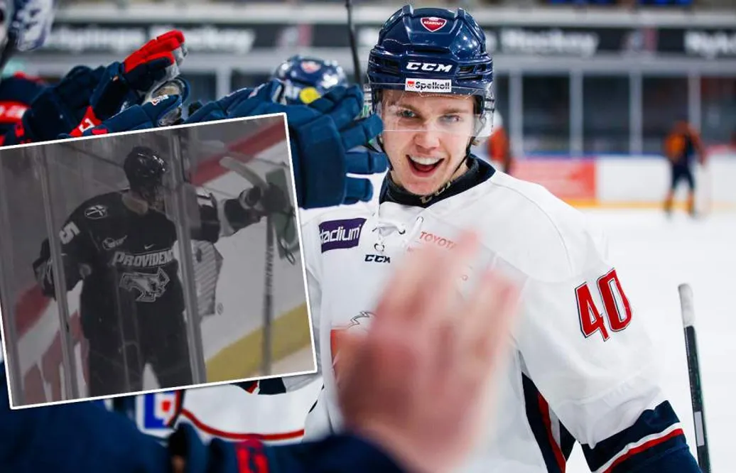 Liam Valente nätade – första i college