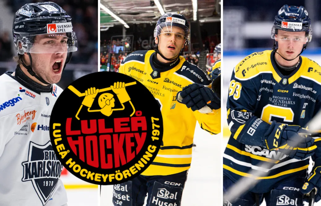 David Lilja, Nikola Pasic och Ludvig Jansson till Luleå