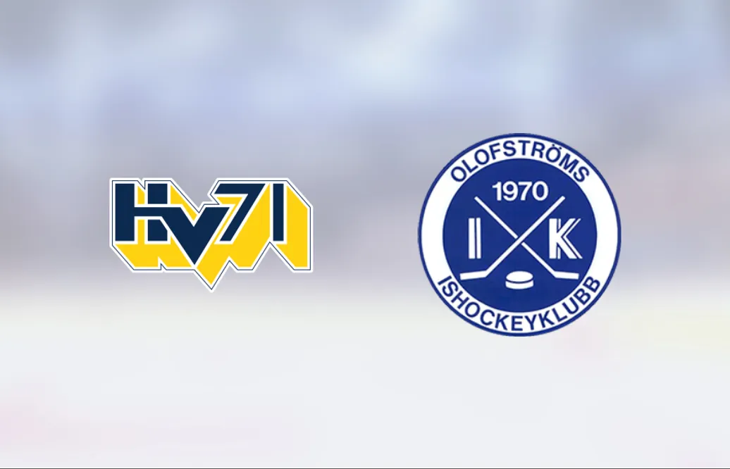Målfest när HV 71 krossade Olofström i Husqvarna Garden