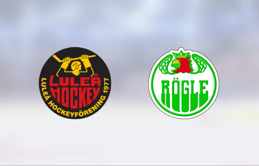 Rögle ny serieledare efter seger mot Luleå
