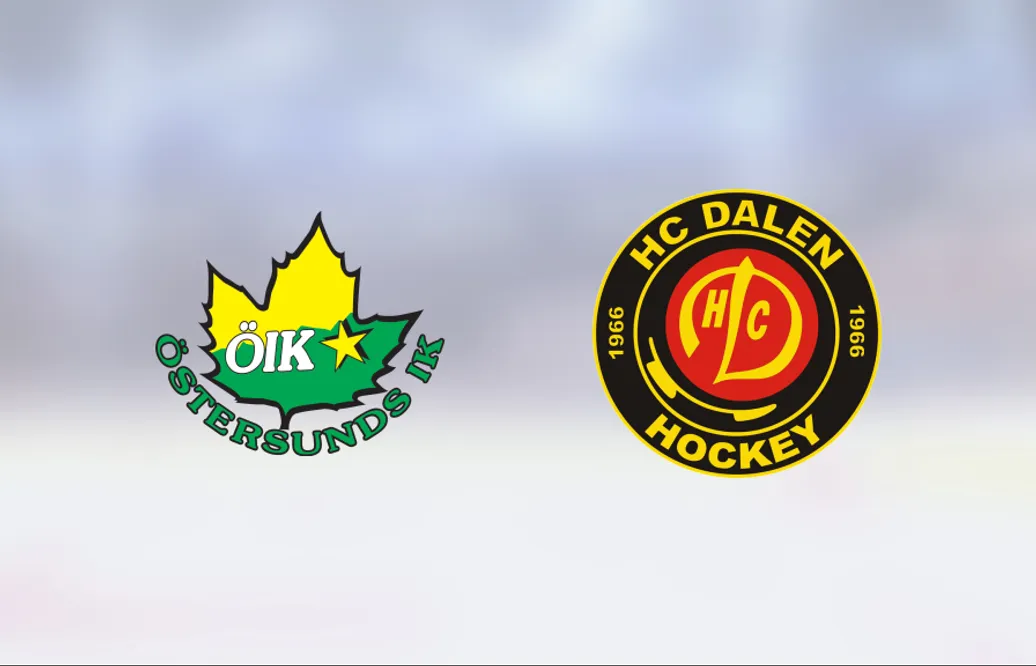 Dalen vinnare mot Östersunds IK i Kvalserie HockeyAllsvenskan