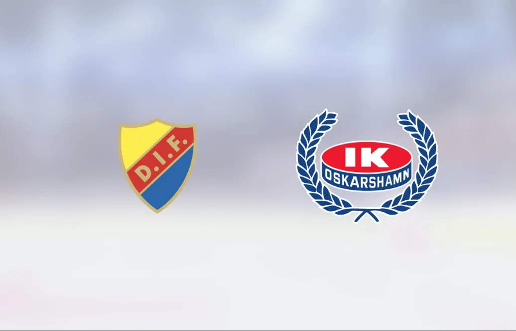 Oskarshamn tog hem mötet med Djurgården på Hovet