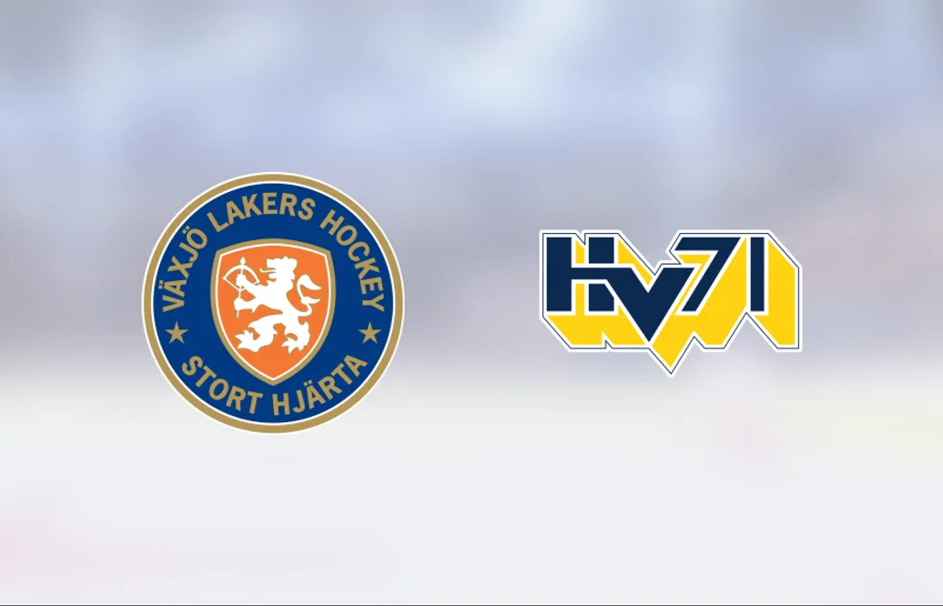 Växjö slog HV 71 efter Oskar Cederqvists dubbel