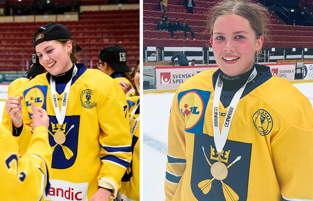 Efter guldet i TV-pucken - Astrid Thorsberg lutar åt fotbollen
