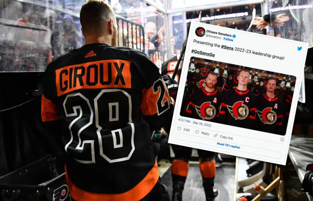 Claude Giroux blir assisterande kapten i Ottawa