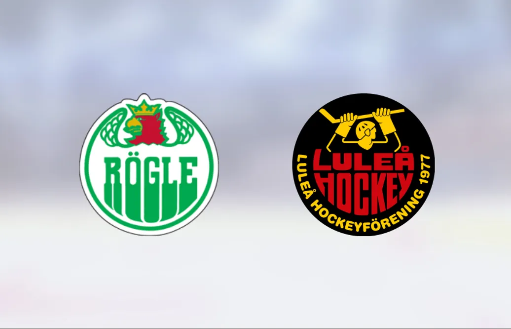 Luleå vann efter förlängning mot Rögle