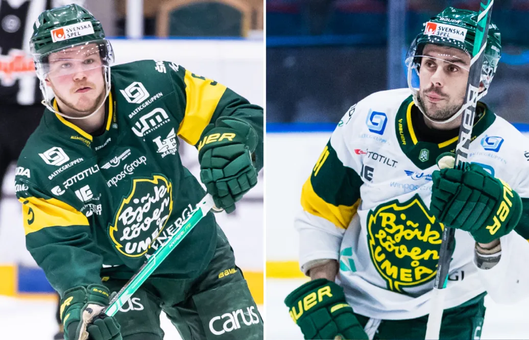 Maxime Fortier och Jesper Lindgren skriver nya tvåårskontrakt med Björklöven