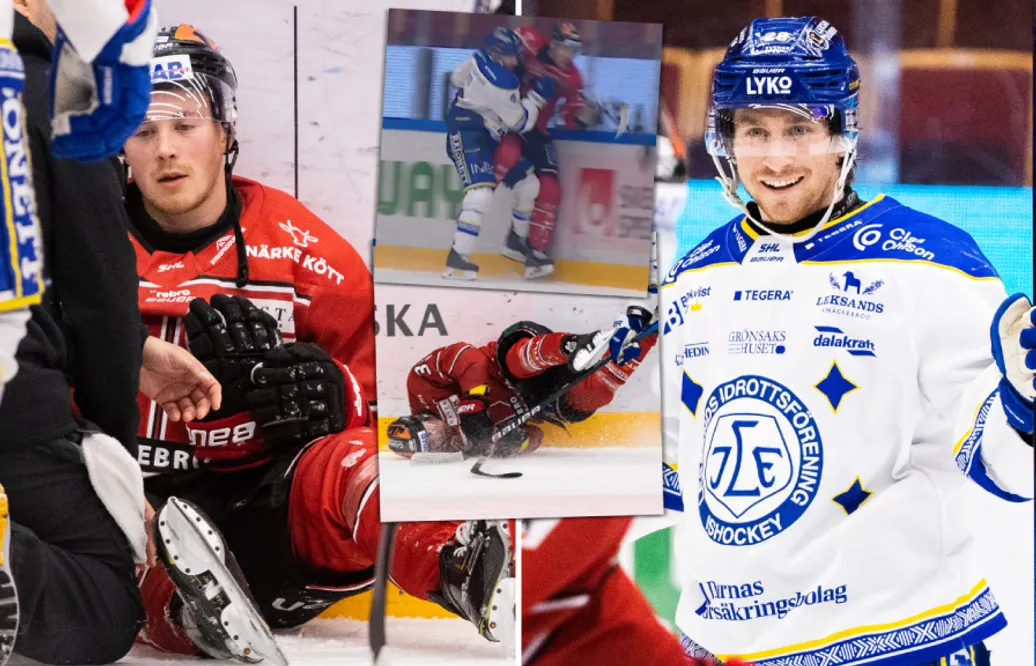 Leksand vann över Örebro – efter otäcka bilderna på Joel Mustonen