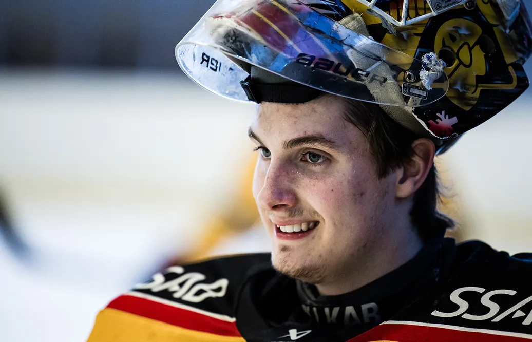 Isak Sörqvist imponerade i sin första match för Vimmerby. 