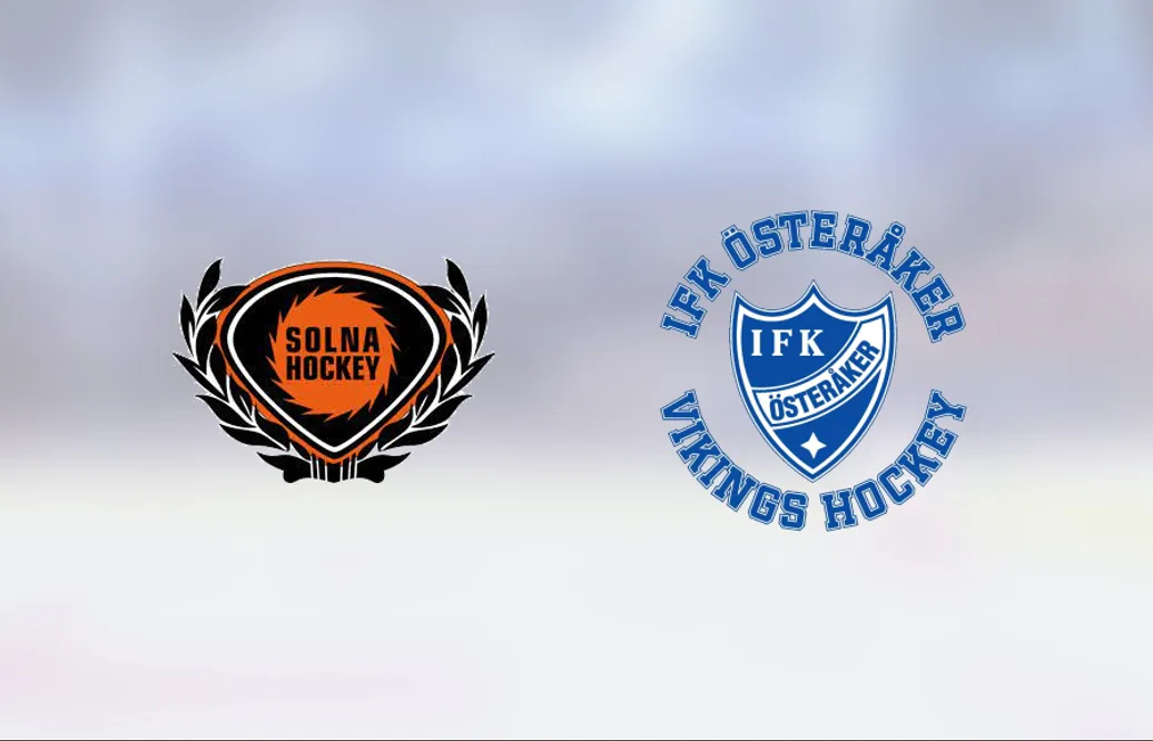 Solna ny serieledare efter 9-6 mot Österåker