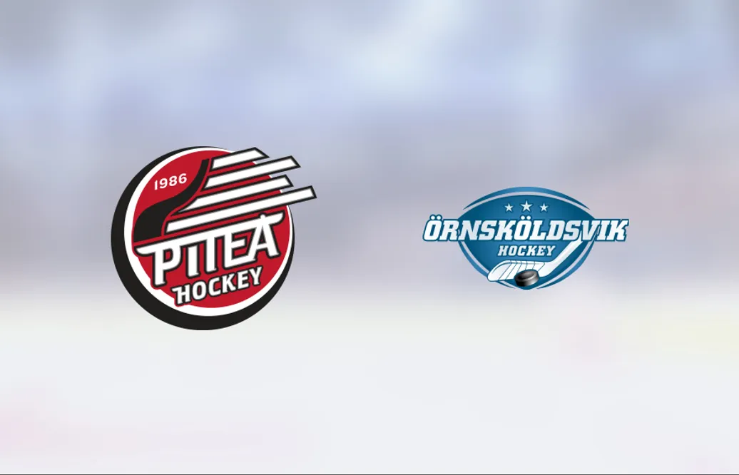 Ö-vik Hockey J18 avgjorde tät match mot Piteå Hockey i tredje perioden