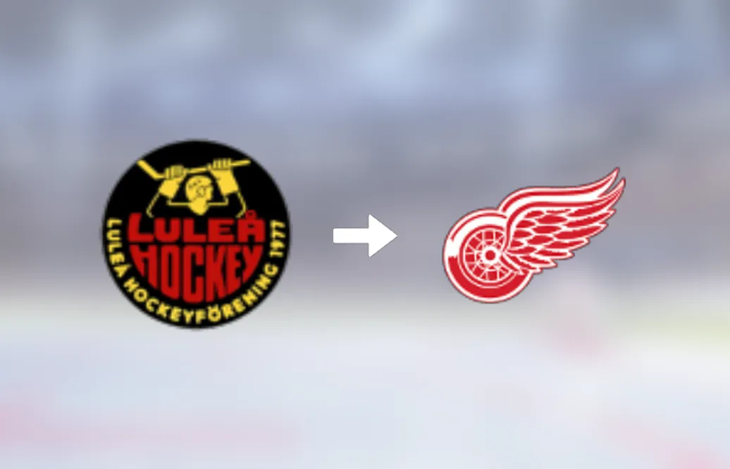 Detroit Red Wings värvar – forwarden Pontus Andreasson klar för spel