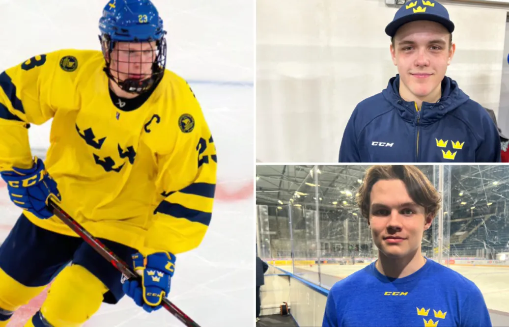 Noah Erliden, Axel Sandin Pellikka och Otto Stenberg uttagna i U18-VM:s All Star-lag