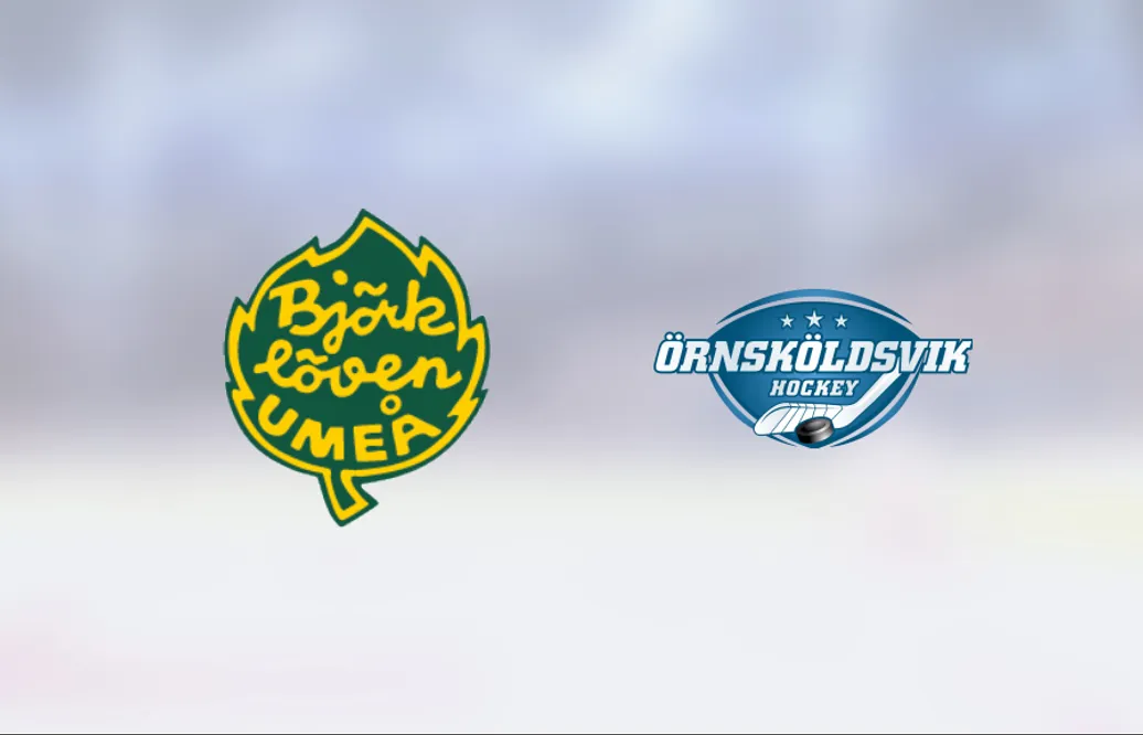 Björklöven starkast i straffläggningen – vann hemma mot Örnsköldsvik