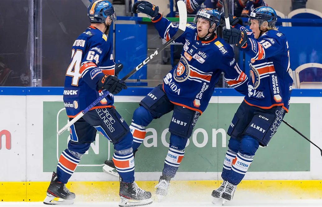 Kalle Kossila het när Växjö besegrade Frölunda
