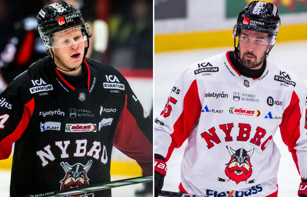 Aleksi Ainali och Daniel Sylwander lämnar Nybro Vikings