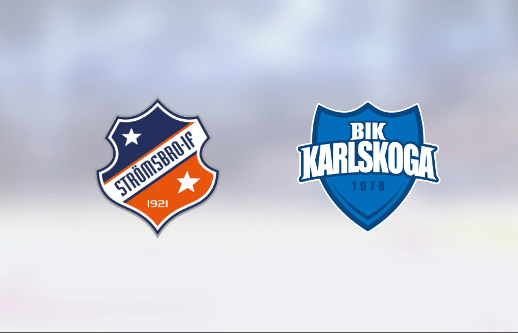 BIK Karlskoga J20 säkrade seriesegern efter 6-3 mot Strömsbro
