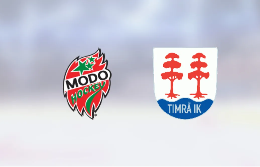 Modo J20 ryckte i sista perioden och vann mot Timrå J20