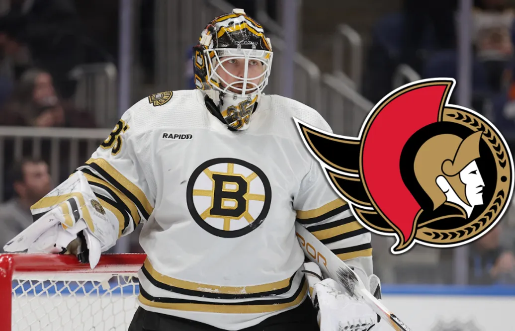 Linus Ullmark trejdas från Boston Bruins till Ottawa Senators