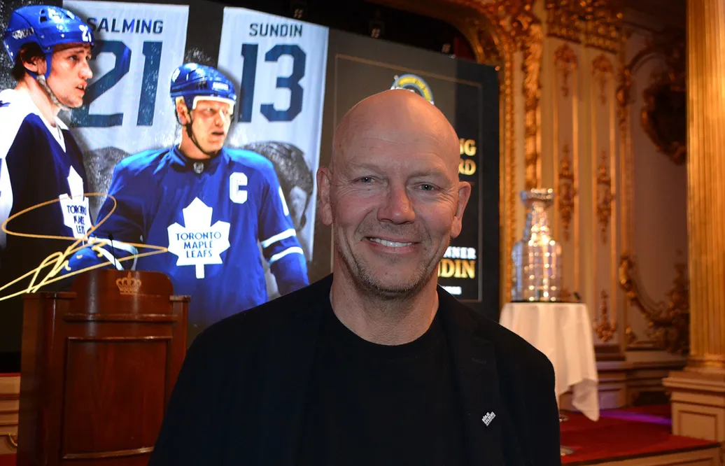Mats Sundin prisades i Salmings ära: "Väldigt hedrad"