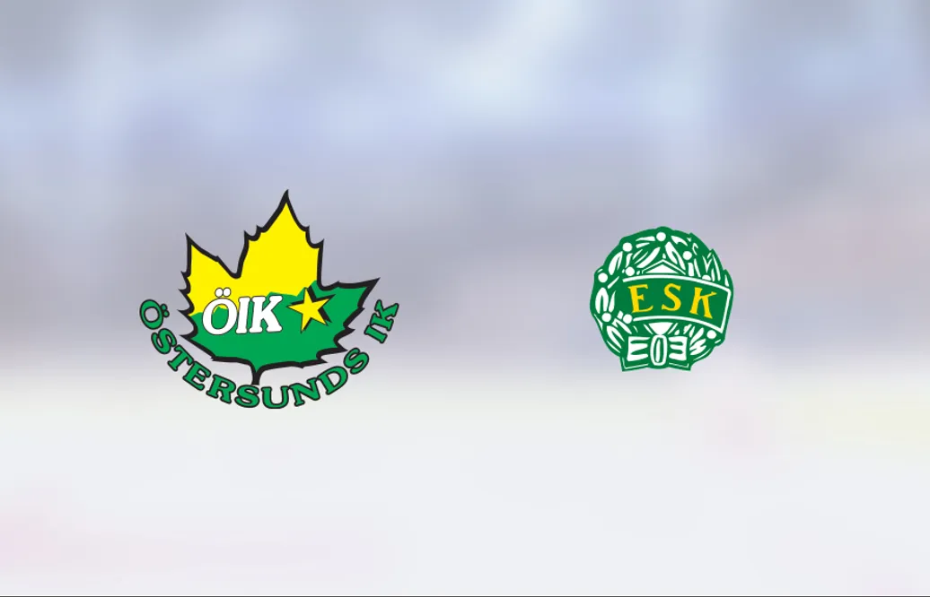 Östersund IK avgjorde i sista perioden och vann mot Enköping