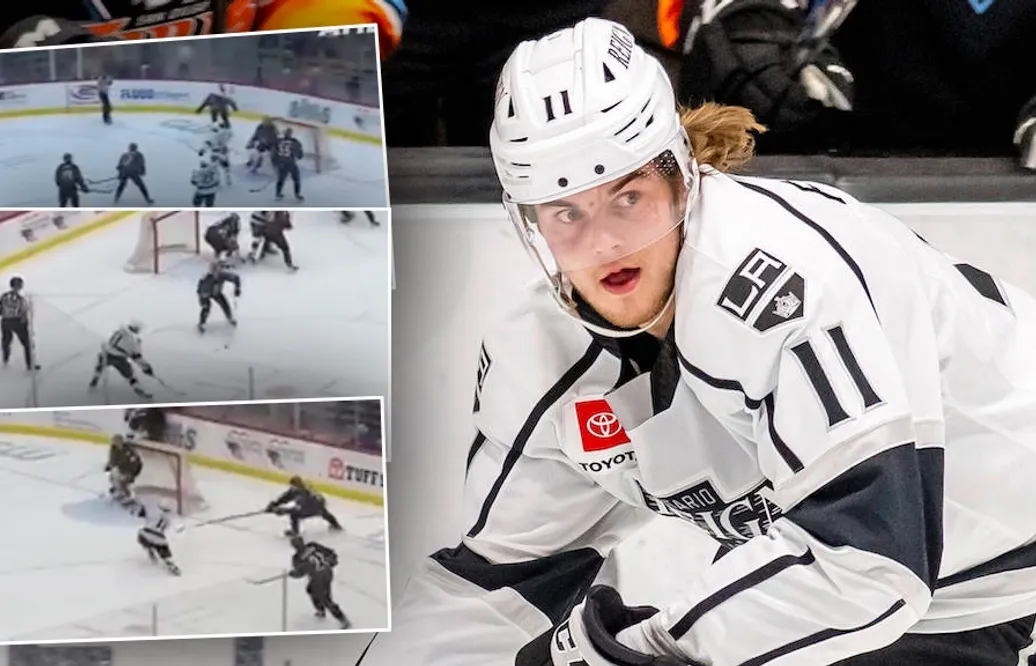 Samuel Fagemo gjorde hattrick i Ontario Reign