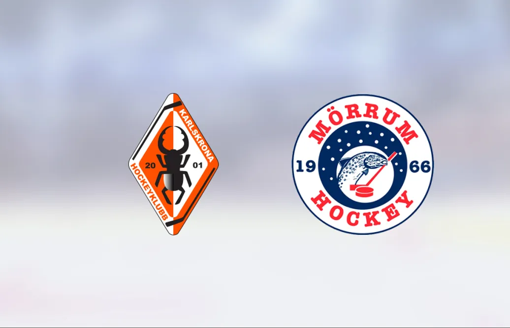 Karlskrona tog hem mötet med Mörrum i NKT Arena Karlskrona A-Hall
