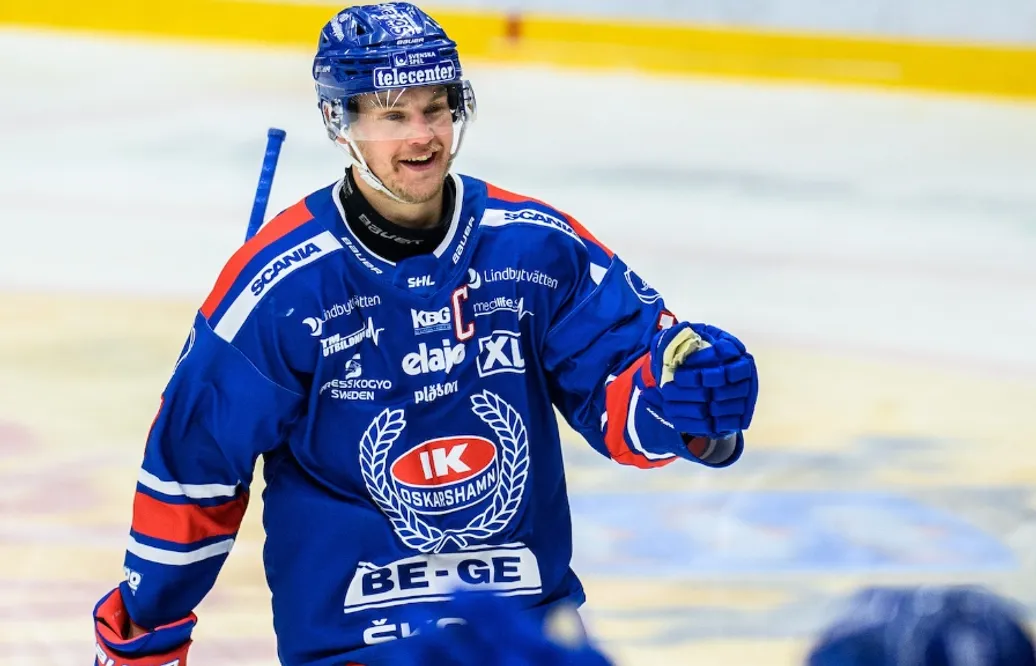 Oskarshamn slog Skellefteå efter Jonas Engströms dubbel