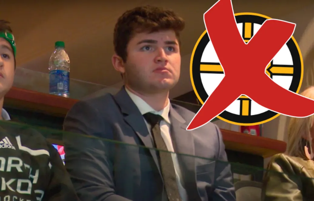 Boston Bruins bryter kontraktet med Mitchell Miller