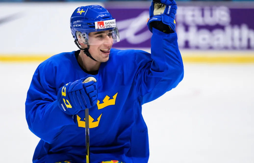 Daniel Torgersson skjuter sitt första AHL-mål