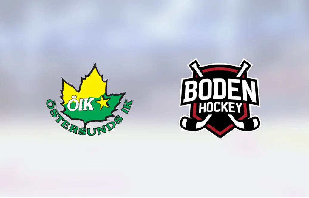 Segerraden förlängd för Östersunds IK – besegrade Bodens HF