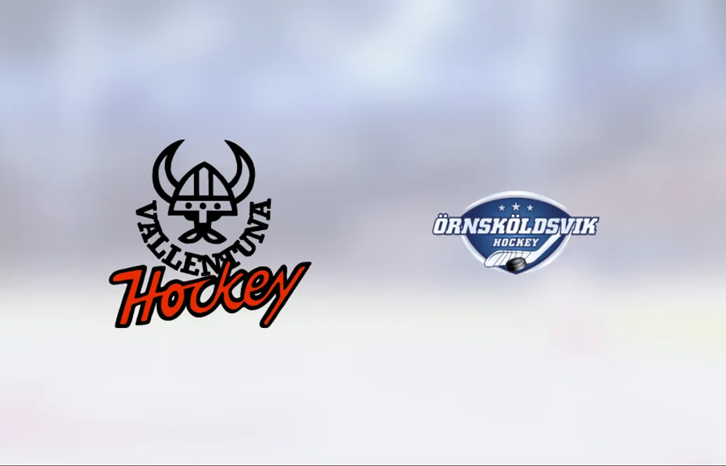 Fyra raka segrar för Vallentuna – efter 4-3 mot Örnsköldsvik Hockey